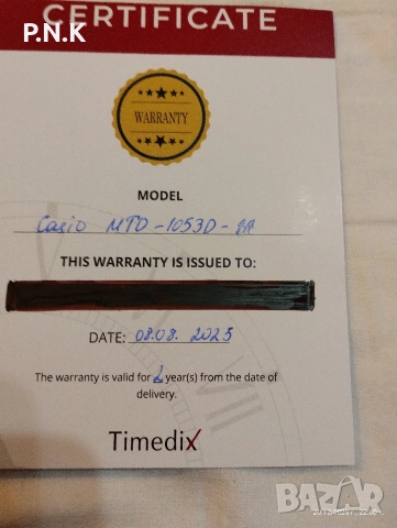 Нов мъжки ръчен часовник Casio херметик до 200 м с кристално стъкло , сертификат и касов бон, снимка 14 - Мъжки - 52861618