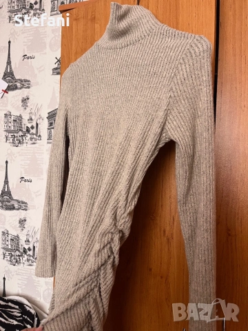 Дамска плетена рокля, снимка 2 - Рокли - 53811430