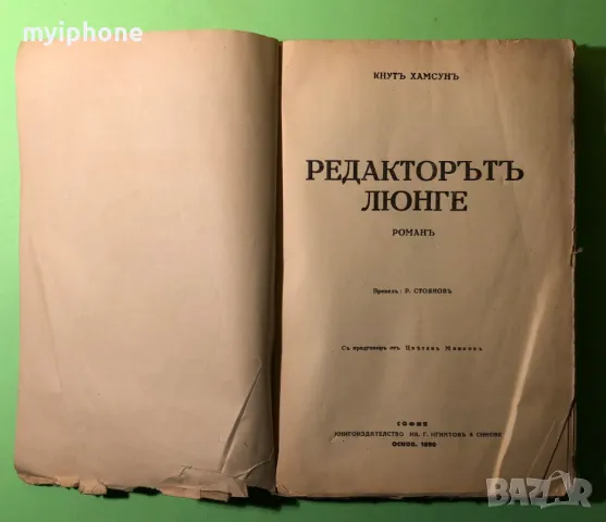 Стара Книга Редактор Люнге,Воинствен Живот,Нов Свят /Кнут Хамсун, снимка 2 - Антикварни и старинни предмети - 49309499