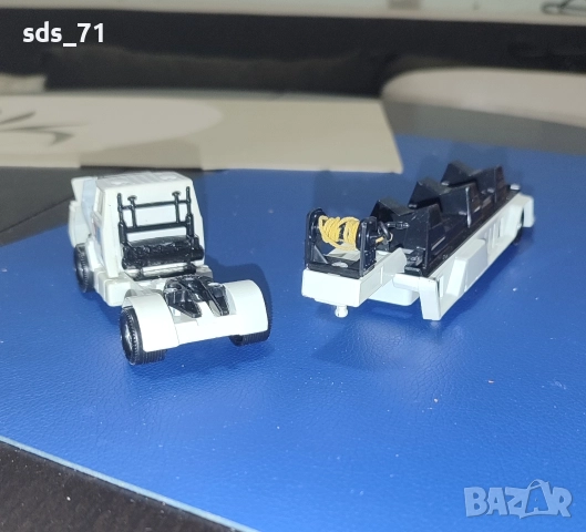 Метална количка ТИР ,с откачаща се платформа kaчествена изработка за колекция 30 лв, снимка 12 - Колекции - 52173955