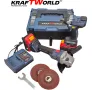 Акумулаторен Комплект Гайковерт и Ъглошлайф125мм Kraftworld, снимка 3
