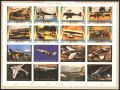 Чисти марки в малък лист Авиация Самолети 1972 от Ум ал-Куейн, снимка 1 - Филателия - 45942946