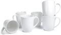 Jassceram Комплект чаши за кафе, големи керамични от 530 мл, 6 бр.