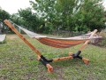 Ръчно изработени луксозни стойки за хамак +ПОДАРЪК хамак, снимка 7