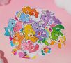 40 бр Грижовните мечета The Care Bears малки самозалепващи лепенки стикери украса картонена торта  , снимка 3