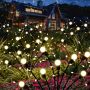 Kadrama 4 бр. соларни градински светлини Светулки с таймер и димер, за декорация на пътека, снимка 1