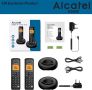 Alcatel E260S Voice Duo - Безжичен телефон с телефонен секретар и 2 слушалки - Стационарен, снимка 6