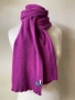 Лилав шал от Benetton с вълна, снимка 1