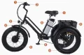 500W 48V 20" Електрически Хибрид Велосипед Триколка FAT TIRE , снимка 4