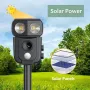 Нов Ефективен Уред срещу Животни, LED Светлина, Водоустойчив, снимка 5