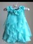 Бебешка рокля-боди с цветя, снимка 1 - Бебешки рокли - 45919633