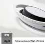 НОВ! LED плафон 32W, 6500K студена бяла светлина, 28 см, снимка 4