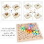 3583 Монтесори играчка детска мозайка от дървени мъниста, снимка 9