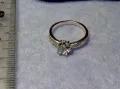 МАРКОВ ДИЗАЙНЕРСКИ СКЪПОЦЕНЕН ГОДЕЖЕН СРЕБЪРЕН ПРЪСТЕН РОДИРАНО СРЕБРО 925 с ИСКРЯЩИ ЦИРКОНИ 27105, снимка 9