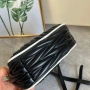 Miu Miu Дамска Черна Кожена Чанта С Кутия И Торбичка На Марката Миу Миу Код 66Btq2, снимка 3