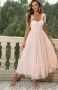 Официална/бална рокля в бледорозов цвят, снимка 1 - Рокли - 45808770