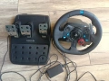 Волан с педали Logitech - G29, черен, PC/PS4/PS5 - Като нов, снимка 1