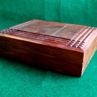 Стара дървена кутия, снимка 3 - Други ценни предмети - 45285474