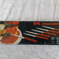 комплект ножове 6 броя , снимка 18 - Прибори за хранене, готвене и сервиране - 45073802