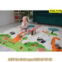 Сгъваемо детско килимче за игра, топлоизолиращо 180x200x1cm - модел Горски рай + Трафик - КОД 4140, снимка 10 - Други - 45509618