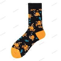 Мъжки чорапи със забавен модел от 3 чифта, 4цвята , снимка 5 - Мъжки чорапи - 45068095