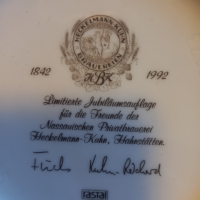 немска порцеланова халба за бира с цинков капак, снимка 7 - Антикварни и старинни предмети - 44958725