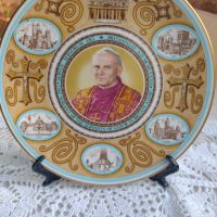 Колекционерска чиния с Папа Йоан Павел втори , снимка 3 - Антикварни и старинни предмети - 45127644