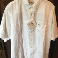 Нова лукс риза къс ръкав, снимка 1 - Ризи - 45560009