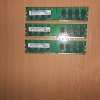 349.Ram DDR2 667 MHz PC2-5300,2GB,Micron. НОВ. Кит 3 Броя, снимка 1 - RAM памет - 45734607