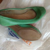 Дамски обувки,зелени, естествена кожа,37 1/2, снимка 5 - Дамски ежедневни обувки - 45193863