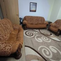 Холна гарнитура 3 части-тройка диван, двойка диван и фотьойл, снимка 8 - Дивани и мека мебел - 45973043