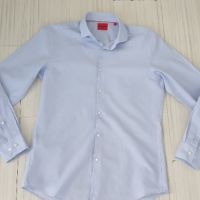 Hugo Boss HUGO Kason Slim Fit Pique Cotton Mens Size 42/ 16 / 1/2 L НОВО! ОРИГИНАЛ! Мъжка Риза!, снимка 1 - Ризи - 46170935