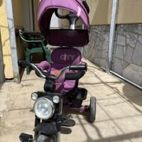 Триколка в лилаво, снимка 4 - Детски велосипеди, триколки и коли - 45385074