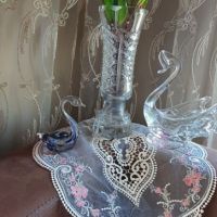 Кристална ваза, снимка 5 - Вази - 45464492
