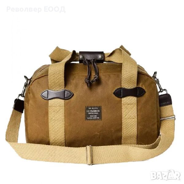 Сак Filson - Small Tin Cloth Duffle Bag, в цвят Dark Tan, снимка 1