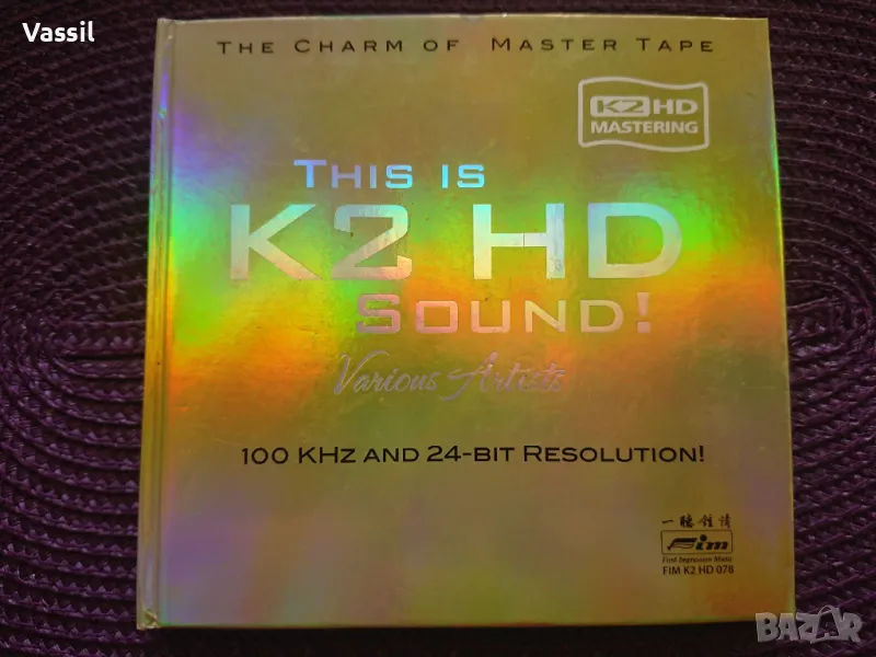 This is K2 HD Sound! Master tape CD 100KHz 24BIT Resolution Ultradisc bonus, снимка 1