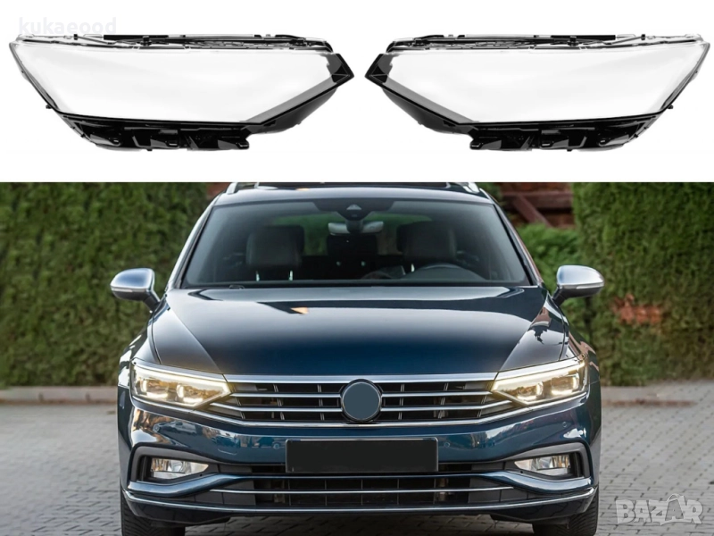 Стъкла за фарове VW Passat B8 Facelift 2019+, снимка 1