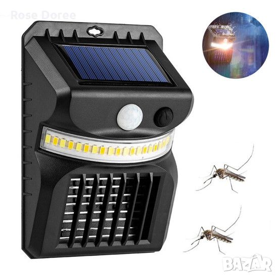 Соларна лампа/прожектор против комари, снимка 1