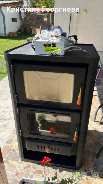 Продавам камина с водна риза и нов ups , снимка 1