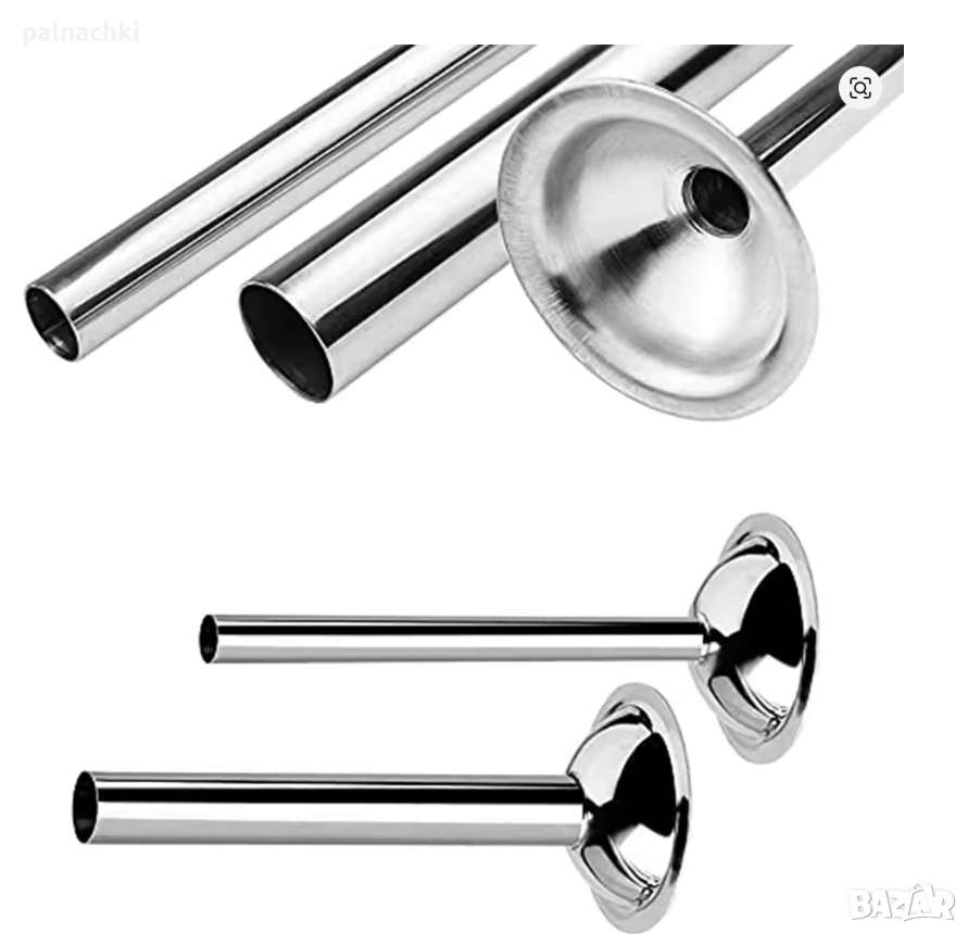 Фунии за пълнене на колбаси № 12, фуния за пълнене на луканки, нераждавейка, снимка 1