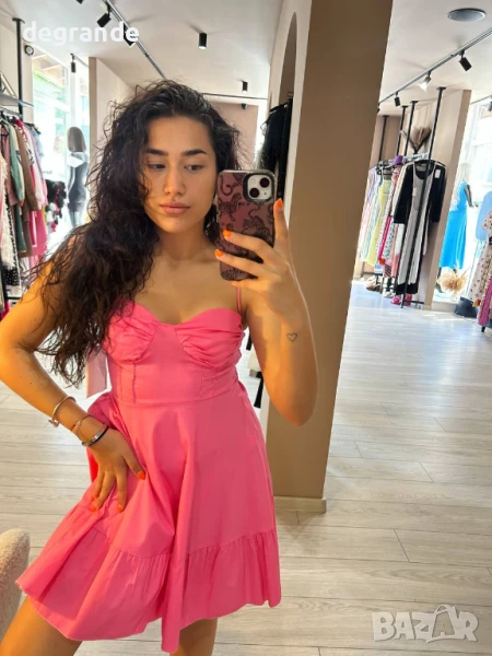 Сладка розова Рокля💐 Размери Хс С М Цена 49 лева🏷️, снимка 1