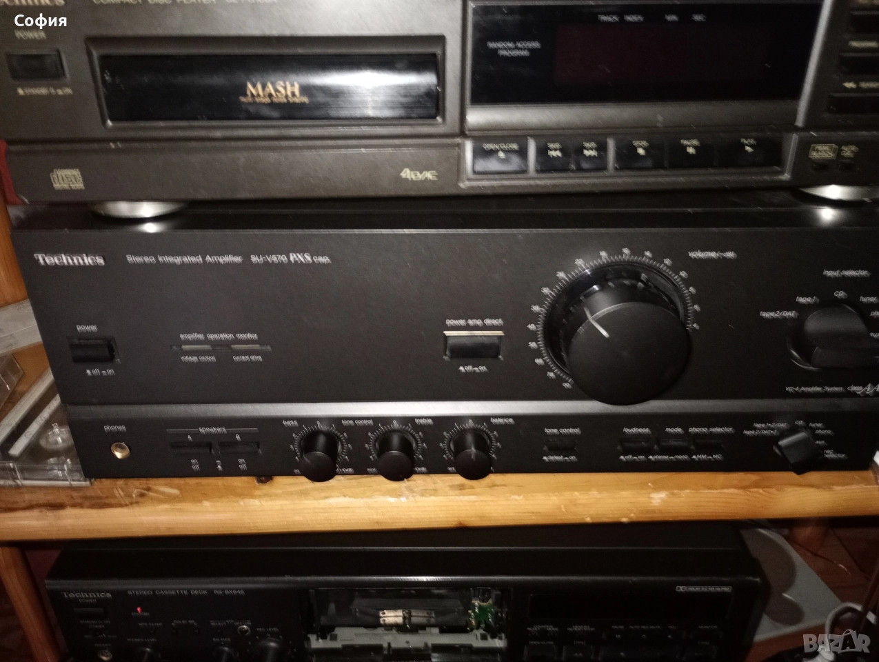 Усилвател Техникс SU-570 клас АА. колони., снимка 1