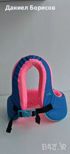 Детска плувна жилетка Nabaiji SWIMVEST+, розов/син от Декатлон, снимка 1