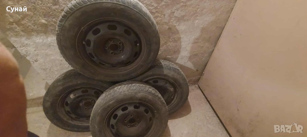 Гуми с джанти 4x100 15", снимка 1