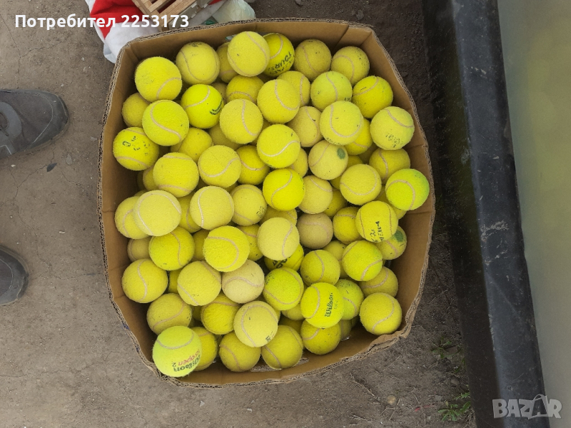 Жълти топки за тенис, снимка 1