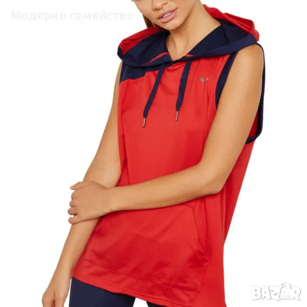 Дамско спортно горнище PUMA A.C.E. DryCELL Hoodie Red, снимка 1