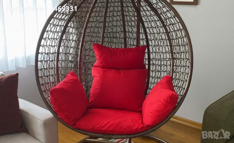 Градинска висяща люлка тип гнездо,яйце–Промоция!, снимка 1