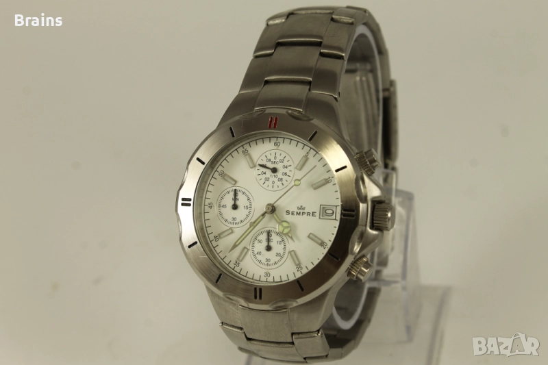 Немски Кварцов Ръчен Часовник SEMPRE Chronograph, снимка 1