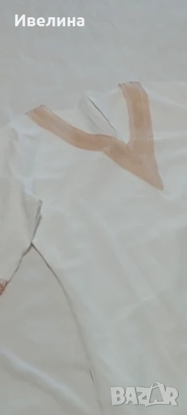 Рокля с бродерия, памук, л/хл, снимка 1