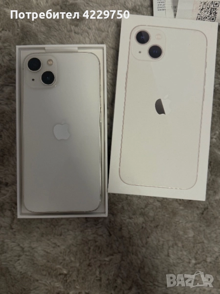 Iphone 13 128GB бял, снимка 1